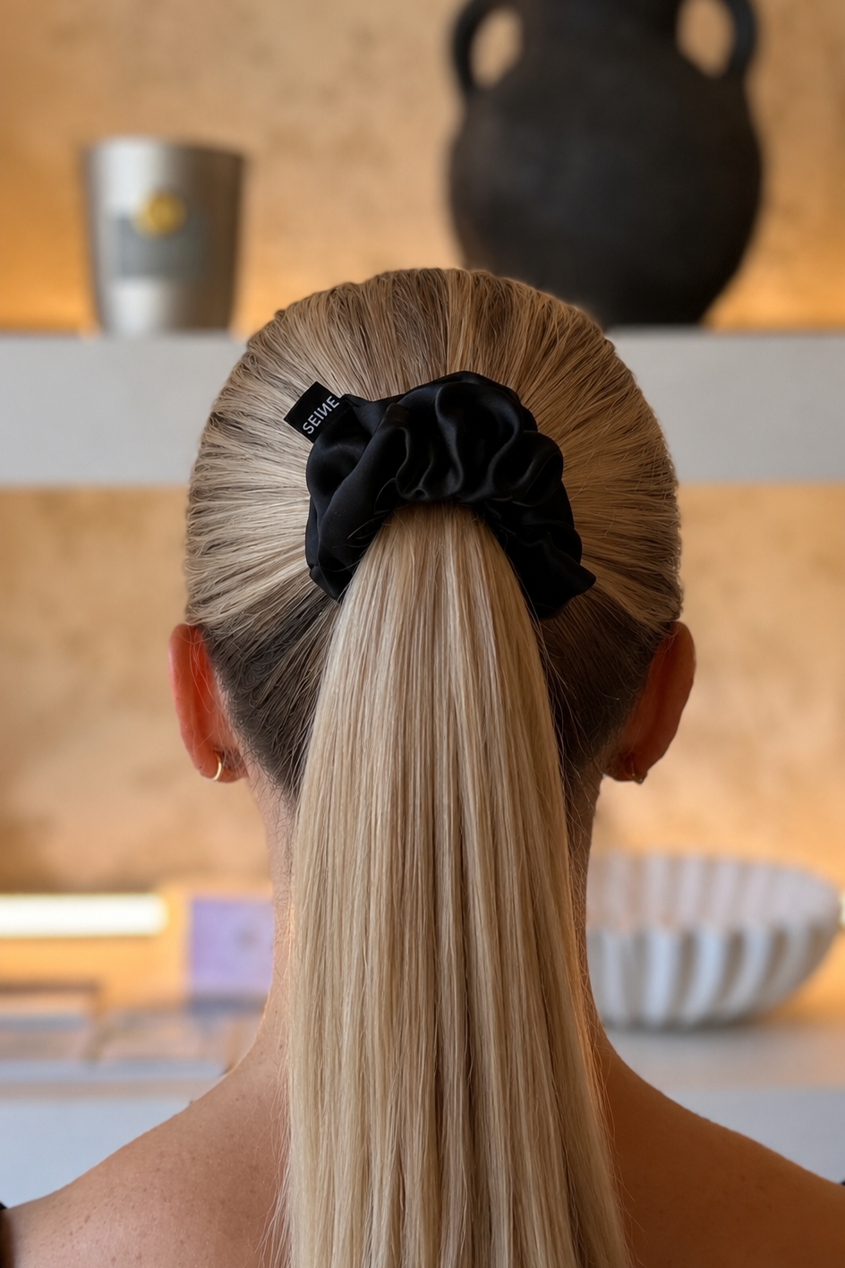 100% Silk Scrunchie