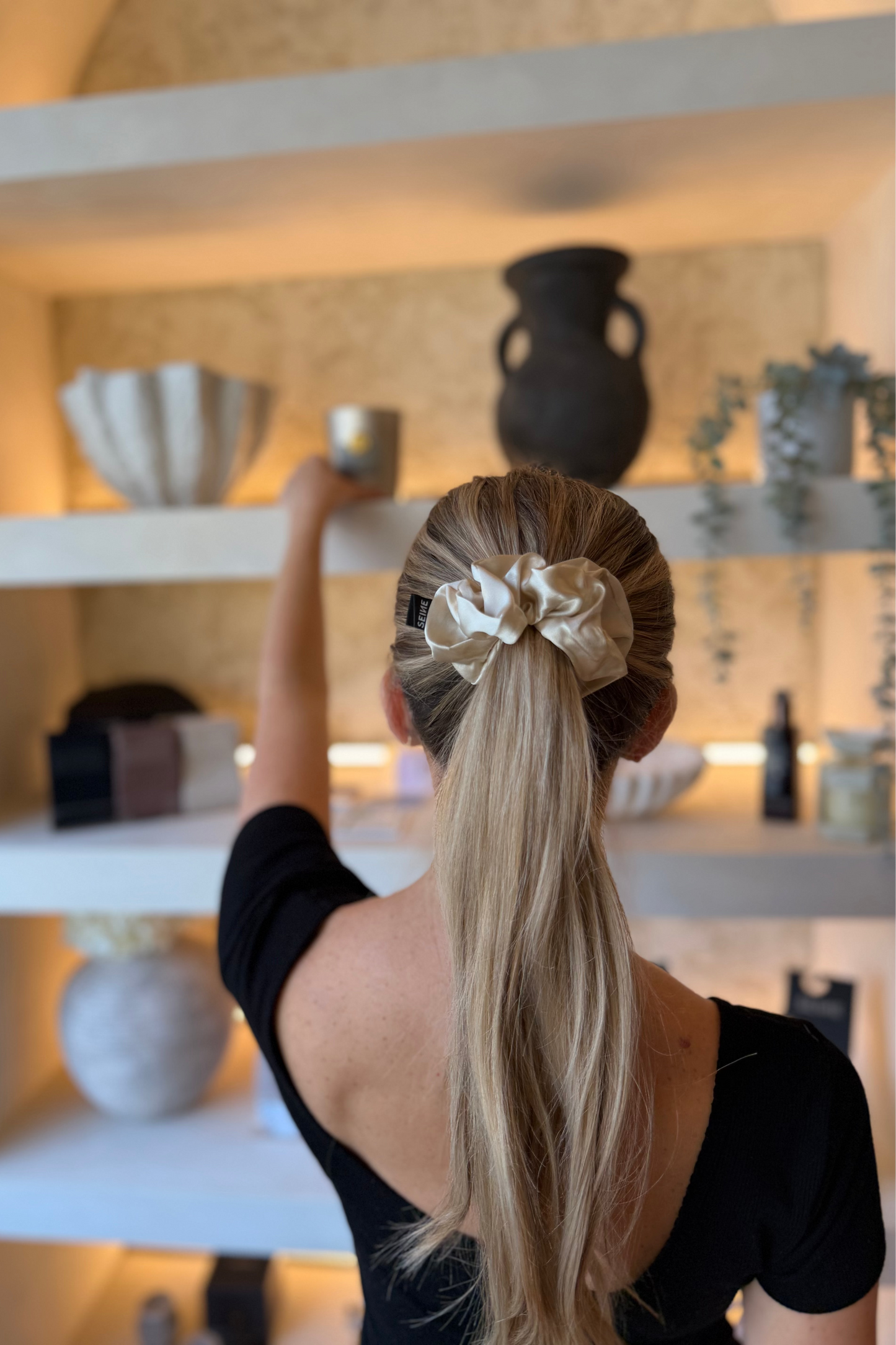 100% Silk Scrunchie